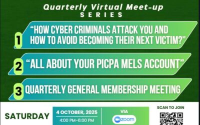 Join us! Oct. 4, 2025 Quarterly Chapter Members Meet-up Series